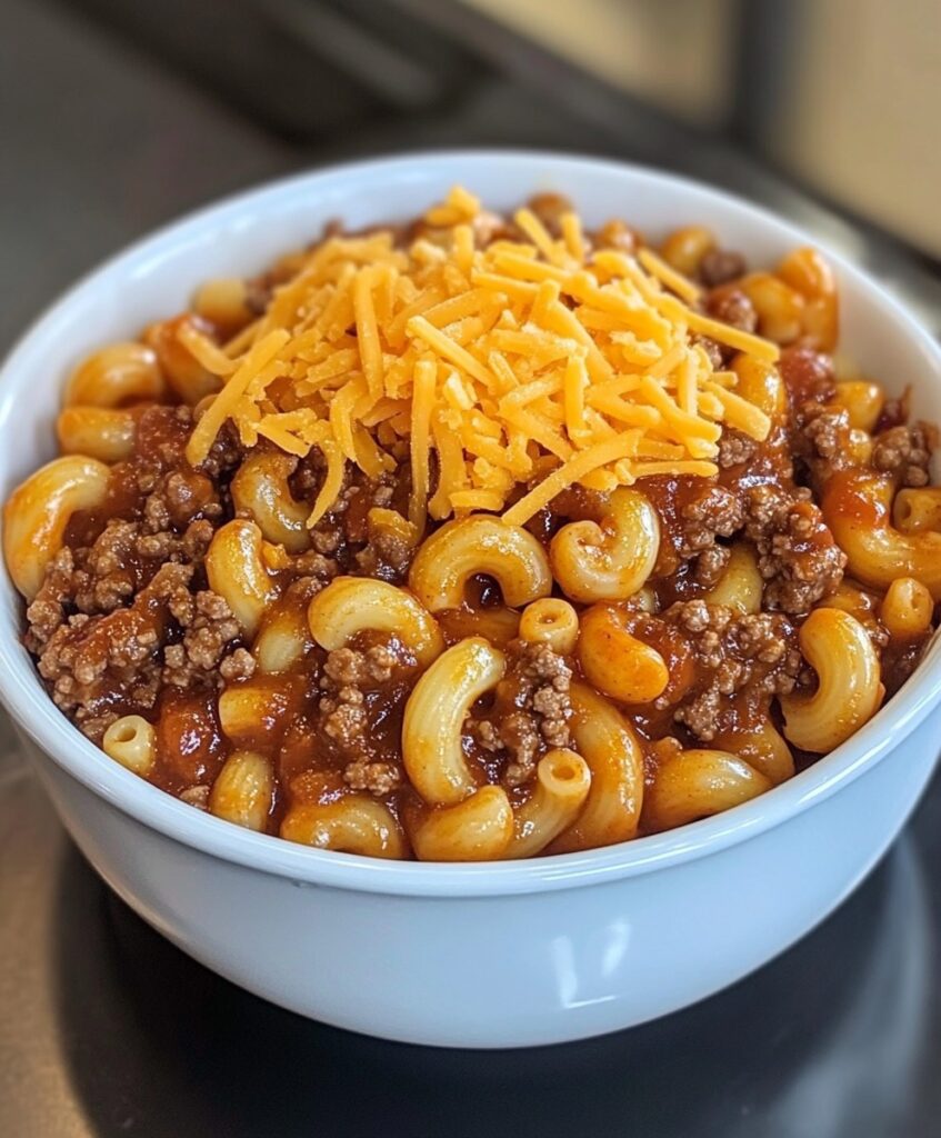 Coney Chili Mac Casserole